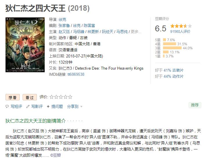 狄仁杰之四大天王迅雷磁力下载_狄仁杰之四大天王百度在线观看