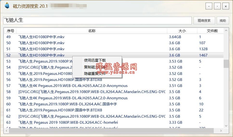 磁力资源搜索 v20.1 电脑版 Windows 第1张