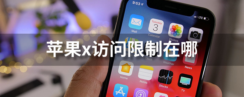 苹果x访问限制在哪？苹果x访问限制设置方法