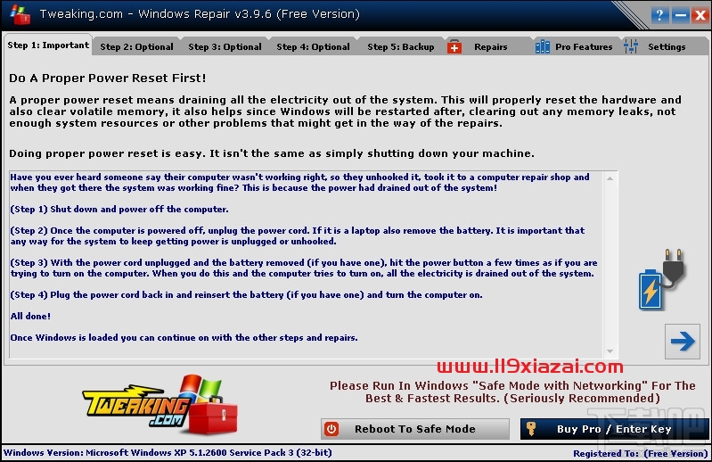 Windows Repair(电脑故障扫描修复软件)免费版下载